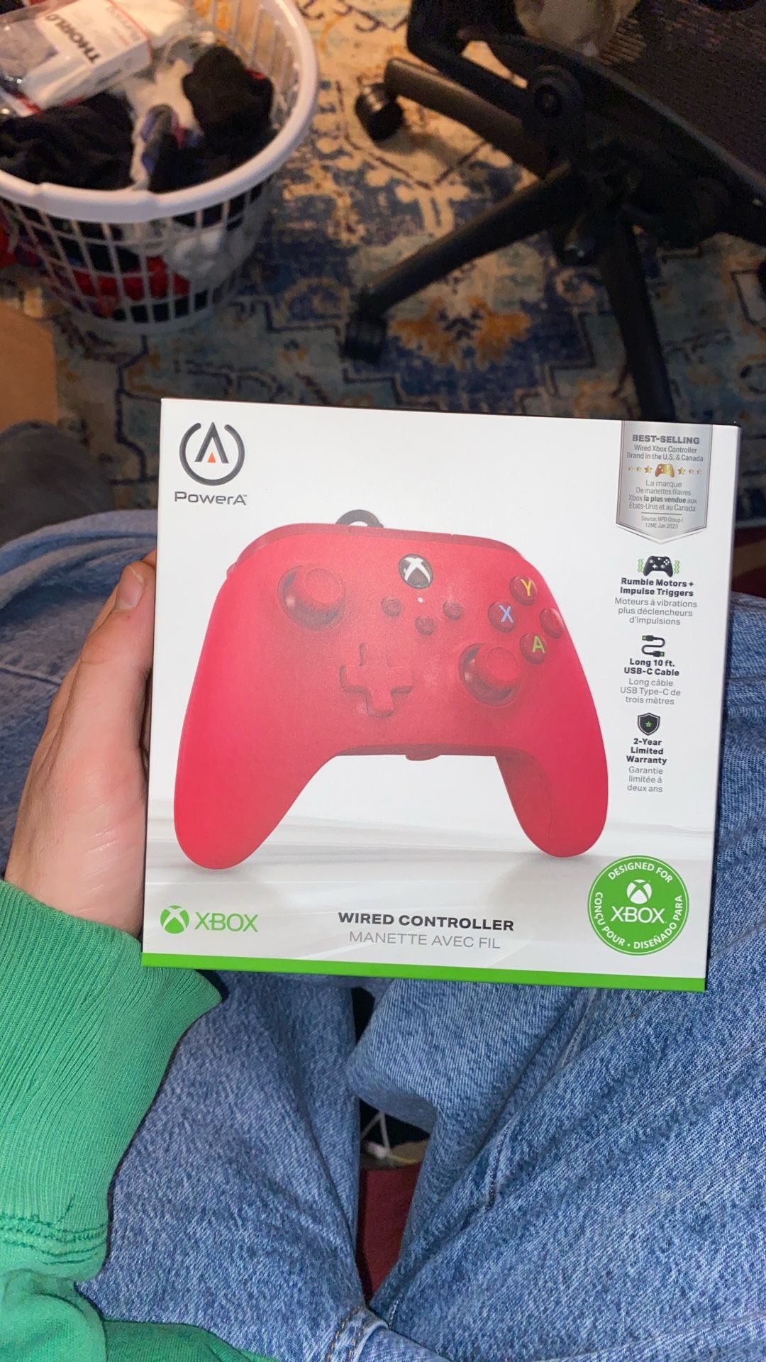 unopened power a gaming controller for pc or xbox