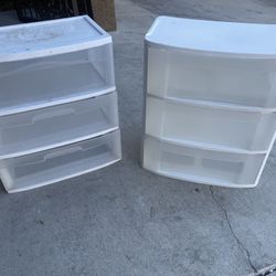 2 Sterlite Brand Storage Containers 