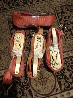 Heavy duty cargo latching strap 50.ea. 2x 10 meters 5 ton load capacity ratchet tie down strap up to 40ft