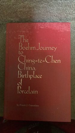 Used book the boehm  journey to Ching te Chen birthplace of China