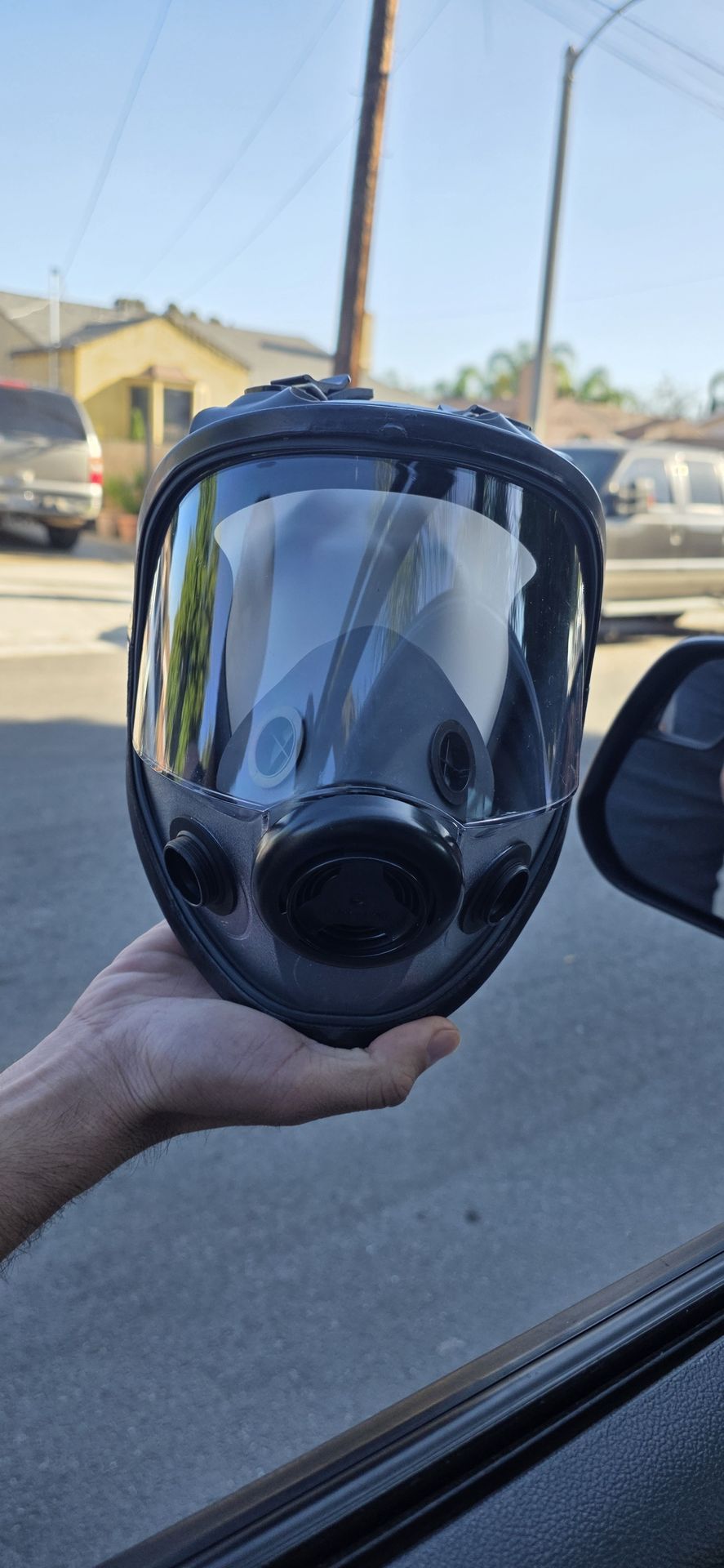 Full face respirator mask