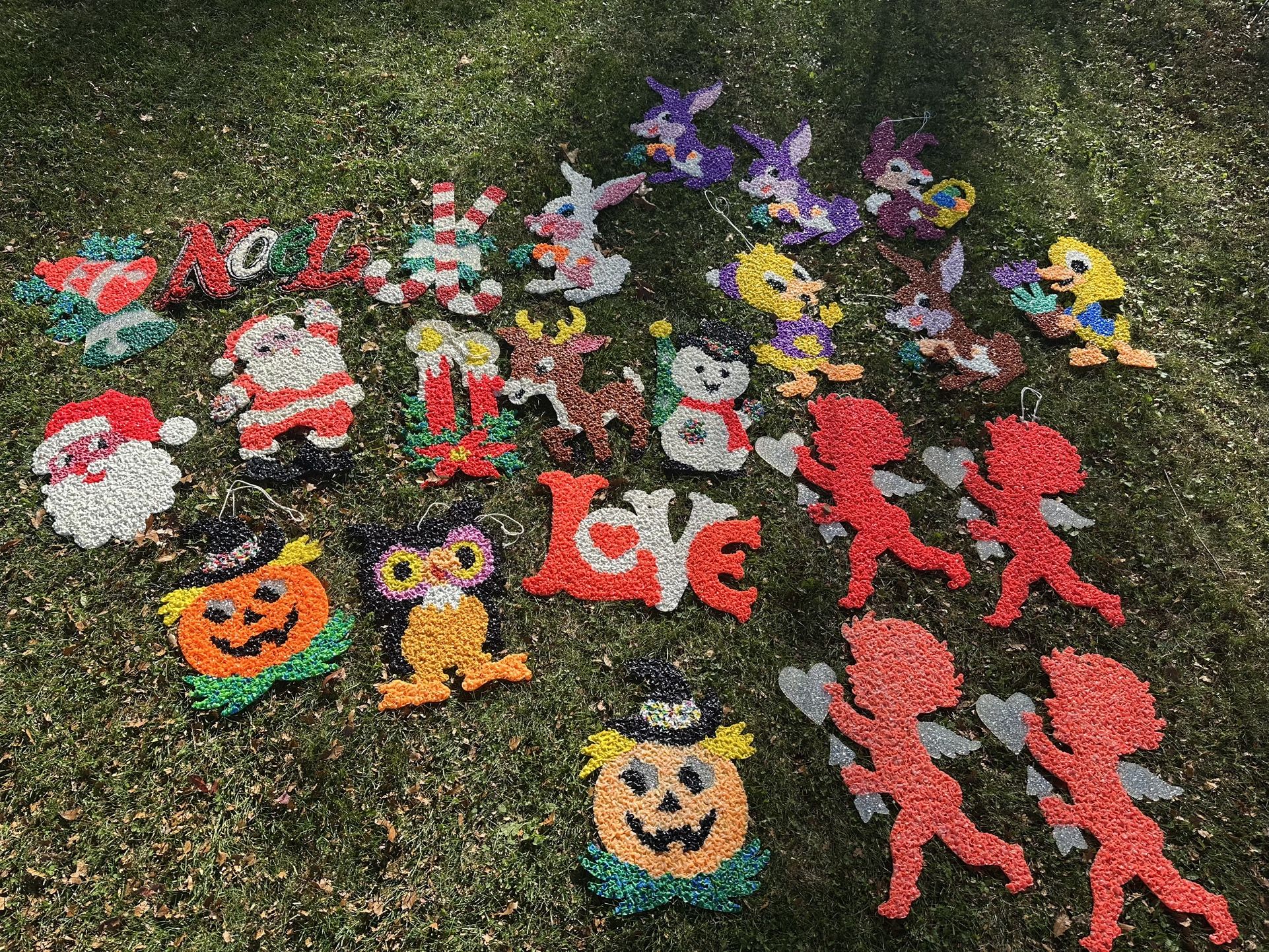 23 Vintage Holiday Popcorn Decorations – Christmas, Halloween, Easter & Valentine’s – $350