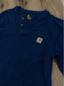 Carhartt navy blue long sleeve shirt   #workwear #utility #carhartt #vintage #waffleknit