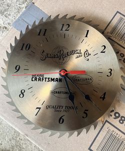 Vintage Sears Craftsman Clock