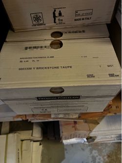 Porcelain tile pieces