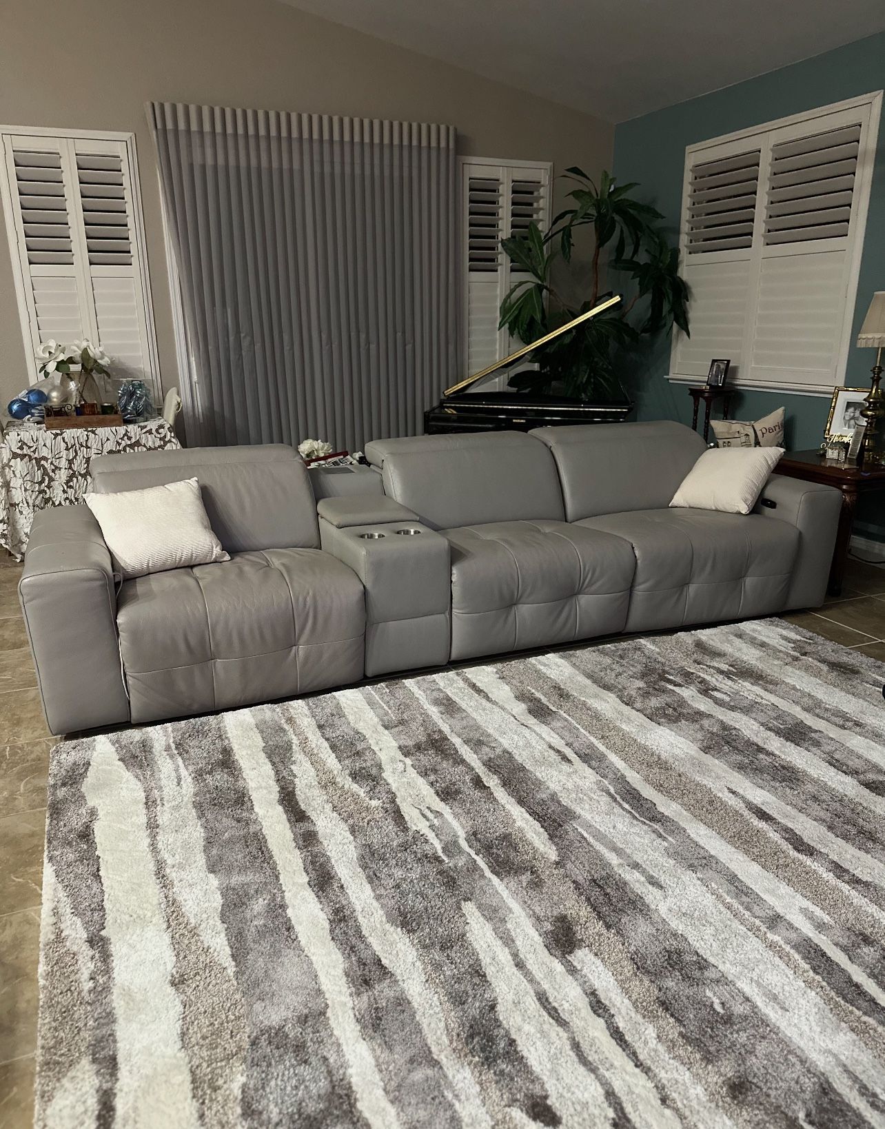 Leather Sectional Couch
