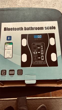 Bluetooth bathroom scale
