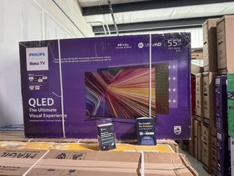 55”Philips Qled 4K SMAST TV