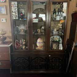 Wooden China Cabinet 