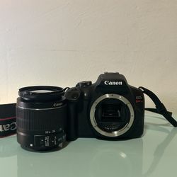 Canon EOS Rebel T7 DSLR Camera with 18-55mm Lens, Built in WiFi
