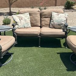Price Drop! Patio Furniture Set with Side Tables