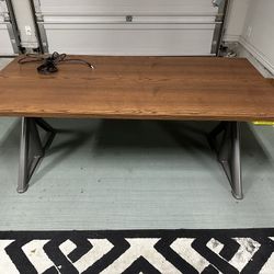 IKEA IDASEN DESK - Brown/Grey