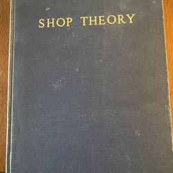Henry Ford Shop Theory Machinists Manual 