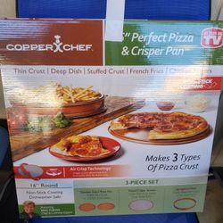 New Copper Chef Pizza Pan 