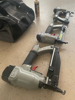 Porter Cable finish Nail guns and stapler.
