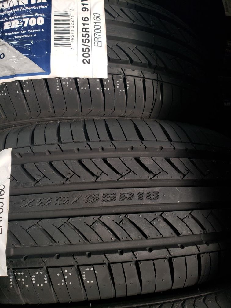 205 55 16 SET OF 4 NEW TIRES