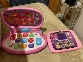 Vtech learning laptop and touch tablet