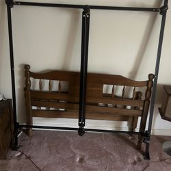 Full /Queen Bed And Night Table