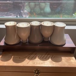 Wall Hanging Shelf With Candle Holders
