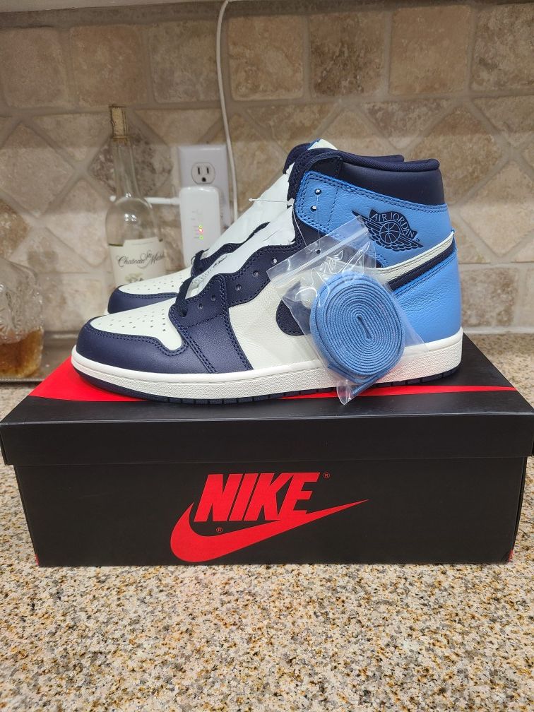 Jordan 1 Obsidian Og all DS!! SIZE 10.5!!