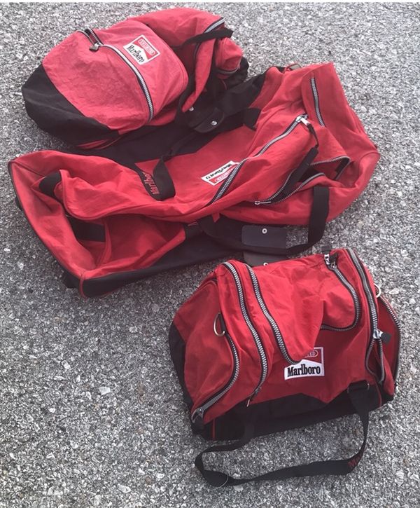 3 Collector S Item Marlboro Bags Duffle Rolling Bag And Backpack 3 Collector S Item Marlboro Bags Duffle Rolling Bag And Backpack For In Omaha Ne Offerup