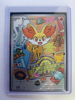 Fennekin Pokémon Card MEP 059 Holo