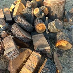Dry Split Almond Firewood!!!Ready Too Burn Seasoned Wood!!!