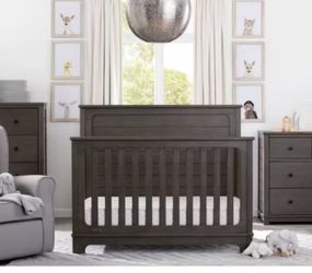 Simmons Kids' Slumbertime Monterey 4-in-1 Convertible Crib