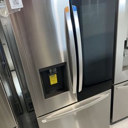 Stainless Steel 26 Cu. Ft. Smart InstaView Counter Depth French Door Refrigerator 