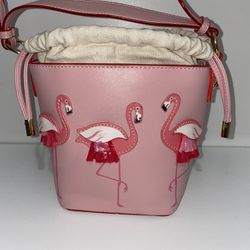 Pink Flamingo, Bucket Purse