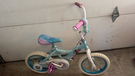 Bike: Kids Frozen Bike With Training Wheels