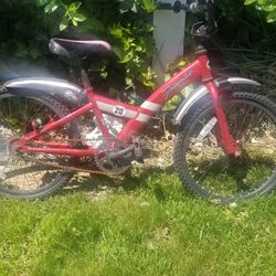 Frantic kid bicycle.  16" rim. 20" Tire.Just lube the chain. Ready to go