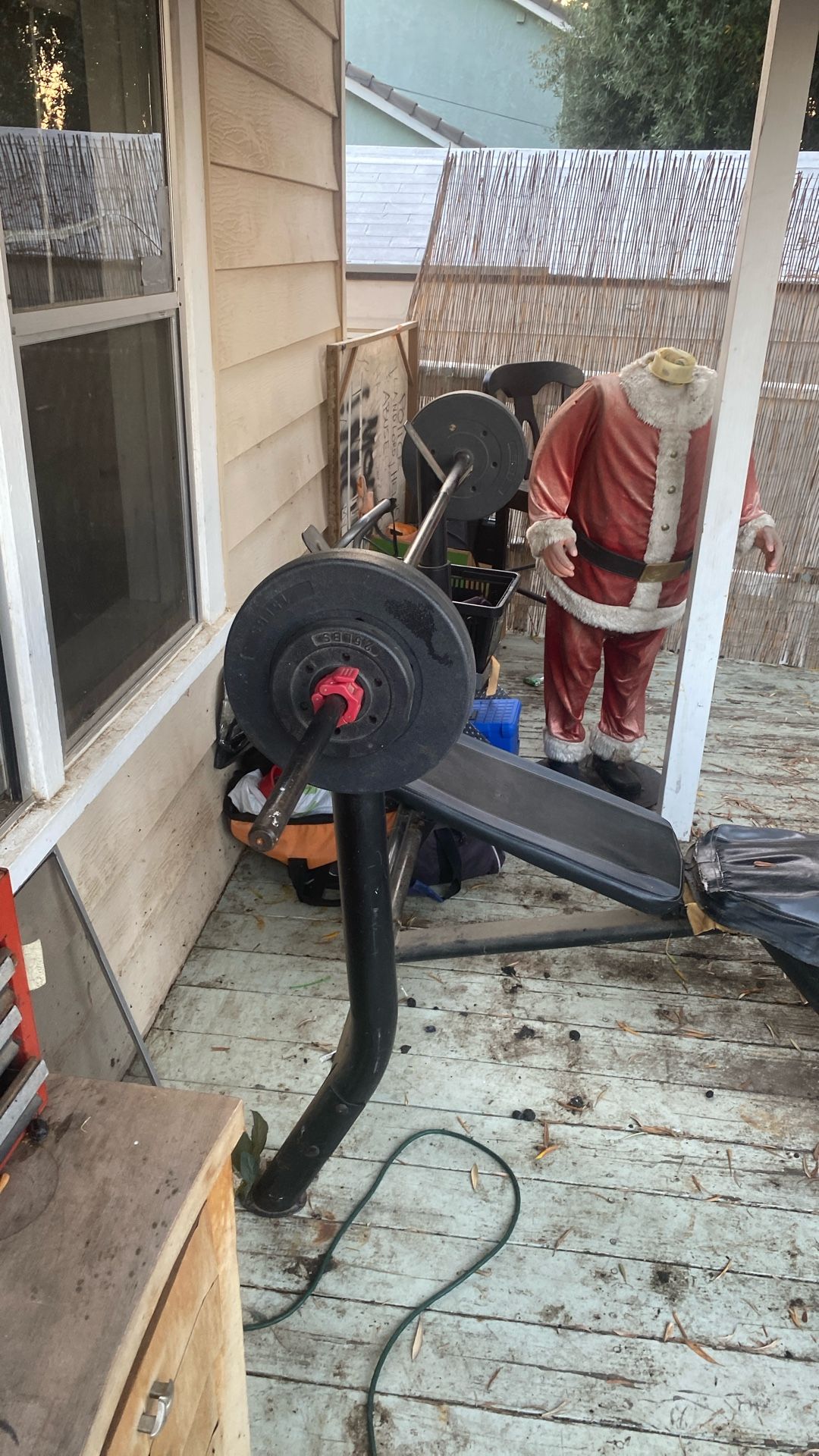 Nice Weight set and bench press