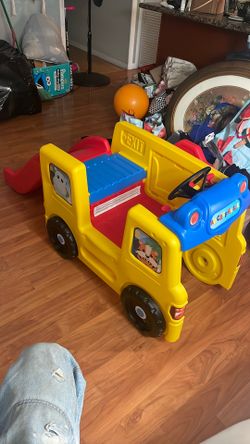 Kids car with slide