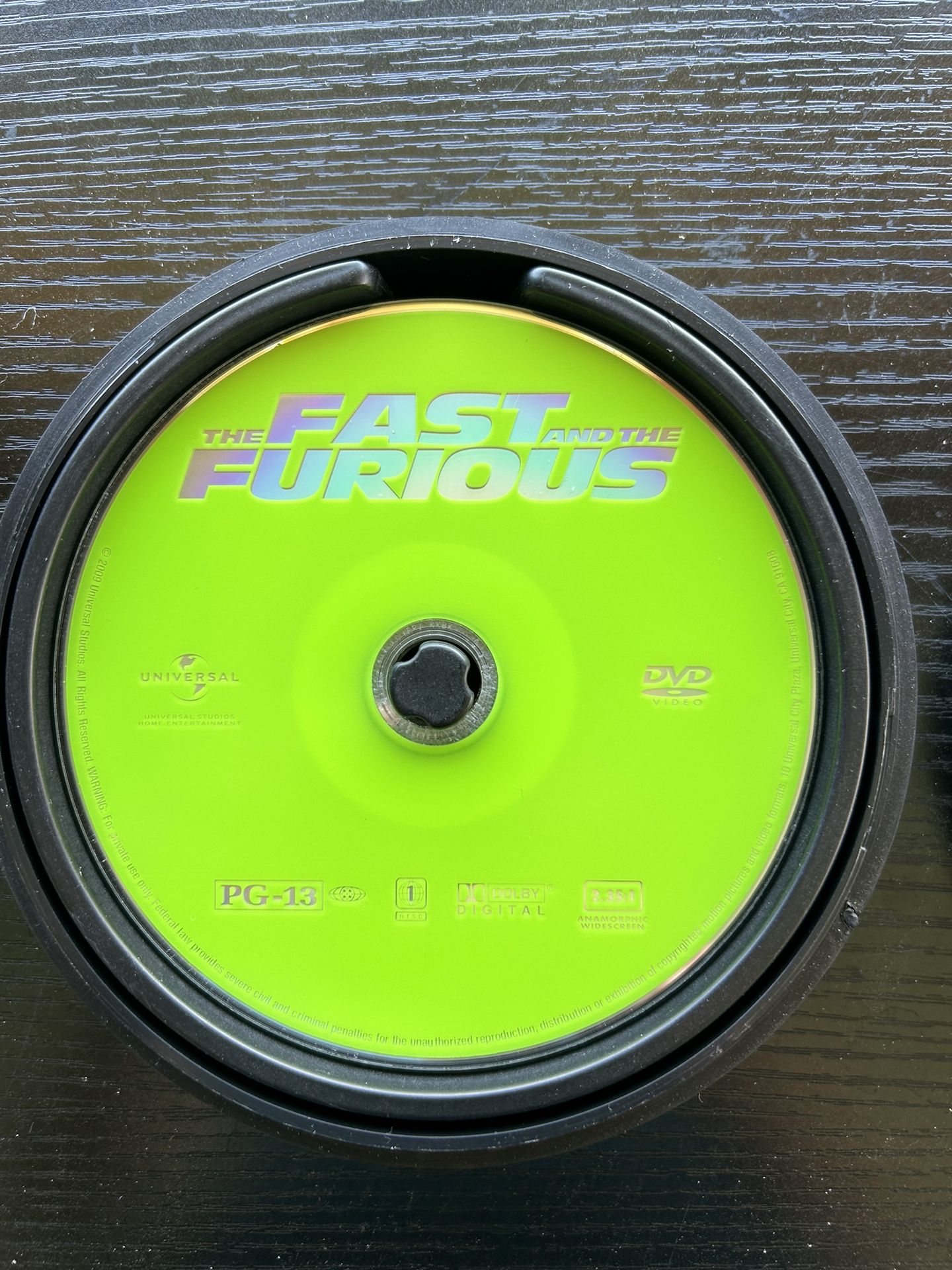 Fast Furious DVD Collection (1-7 Plus Bonus Disc) Tire Case