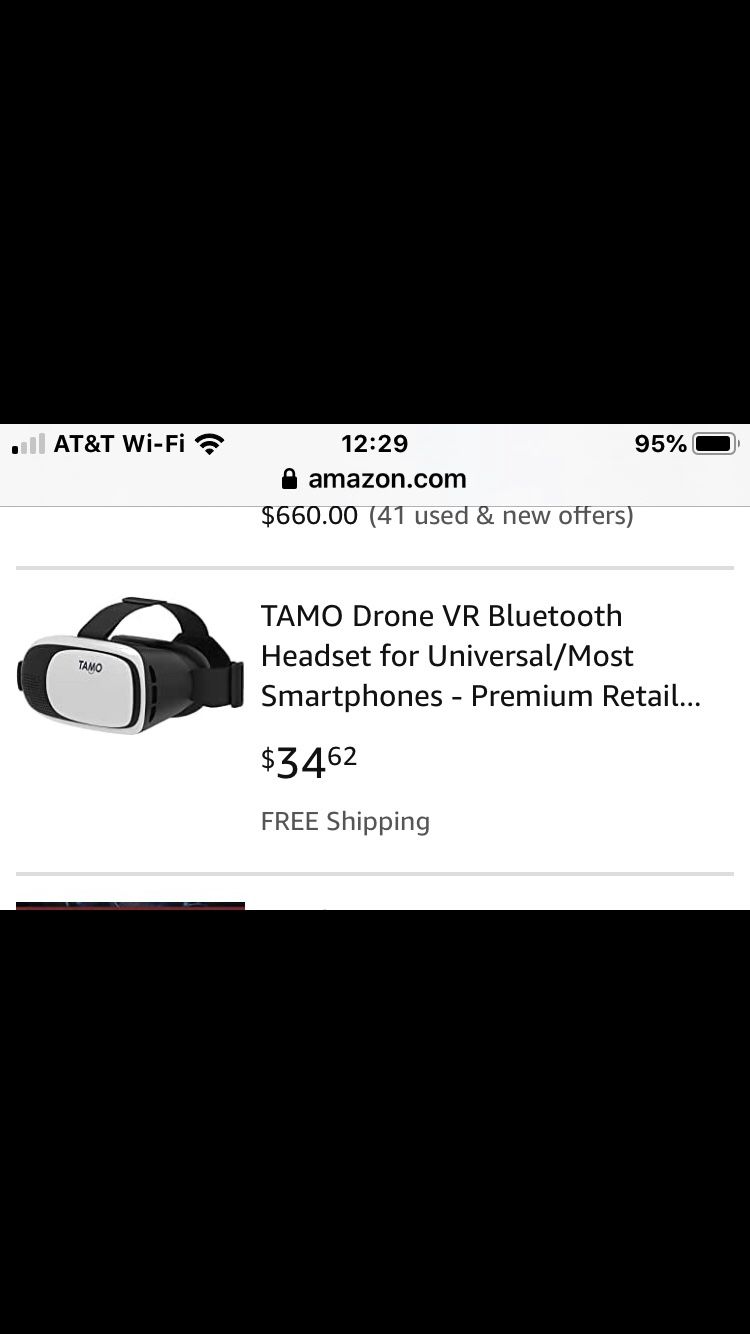 BRAND NEW Drone universal Bluetooth virtual reality headset