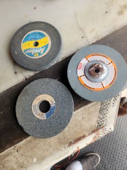 3 spare grinding machine wheels