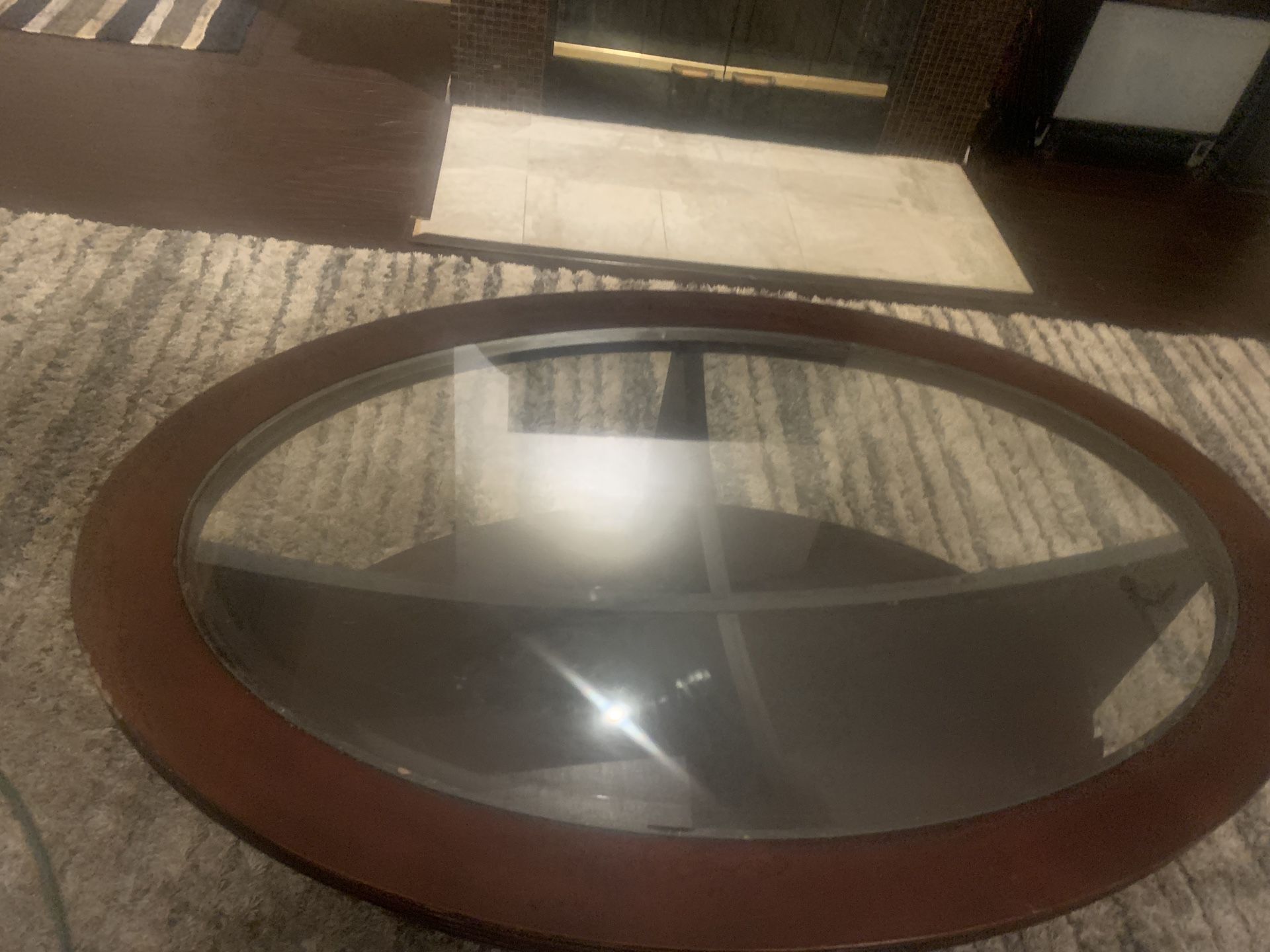 Dark Brown Coffee Table 