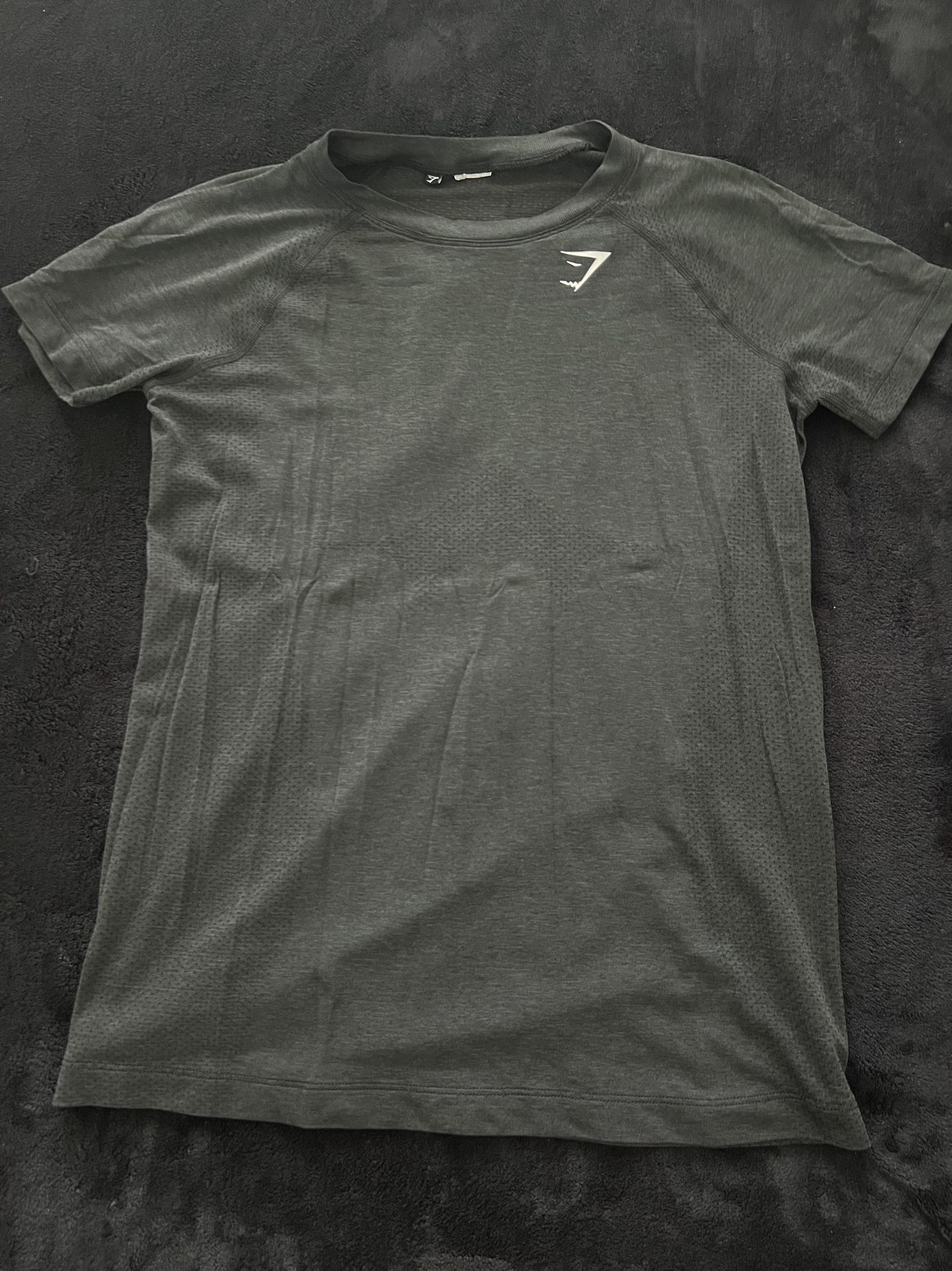 Gymshark Vital Seamless 2.0 Short Sleeve Top (Black)