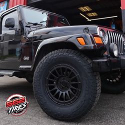 Jeep Wheel and Tire Packages installed and balancing included BLACK FRIDAY SPECIALS