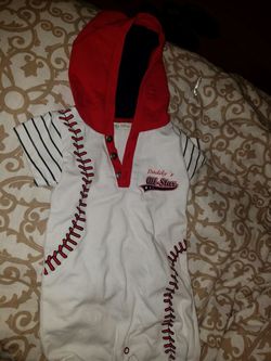 Baseball onsie