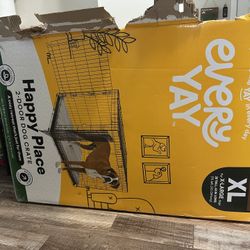 XL 2 door dog crate 