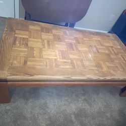 Coffee Table W Matching End Table 