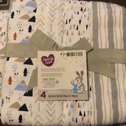 Receiver blanket 4 Pack 