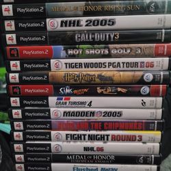 ps2 games all great condition with books 