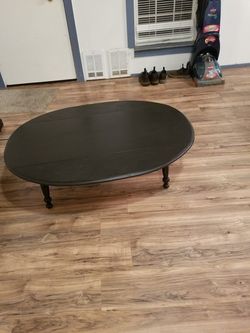 Oak coffee table