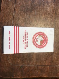 49er fans home opener ticket