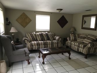 Sofa and loveseat seat for 400 dollars if interested please respond by email or phone