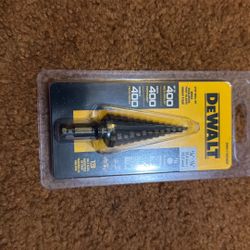Dewalt Step Drill Bit 1/8” To 7/8”