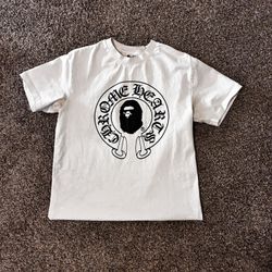 Chrome heart X Bape collab shirt